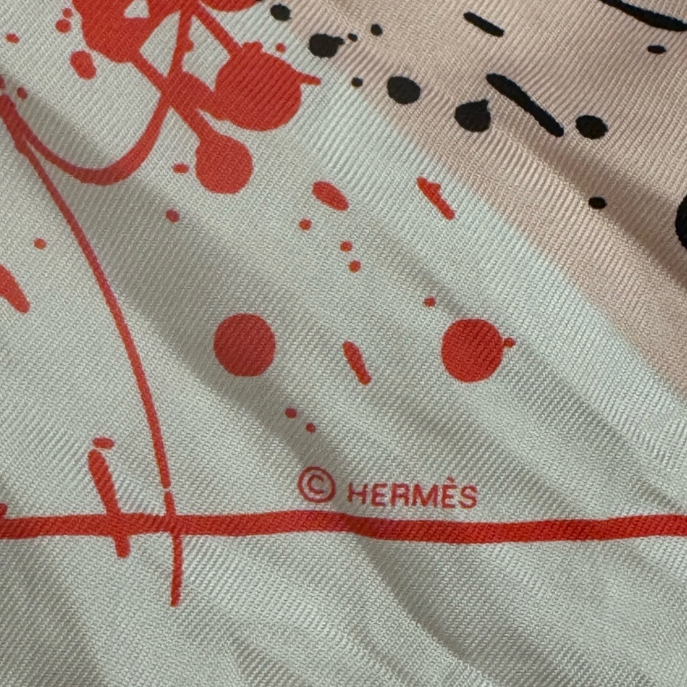 Hermès Carré Cheval”Surprise 100% Silk Scarf Pink.Rare.dustbag - Picture 6 of 8